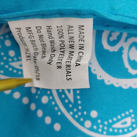 Bandana Set Colorful Bright Western Casual Party Cosplay 20" X 20" - Picture 2 of 4